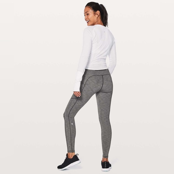 Lululemon Speed Up Tight *Full-On Luxtreme Brushed 
Heathered Deep Coal - Picture 2 of 3